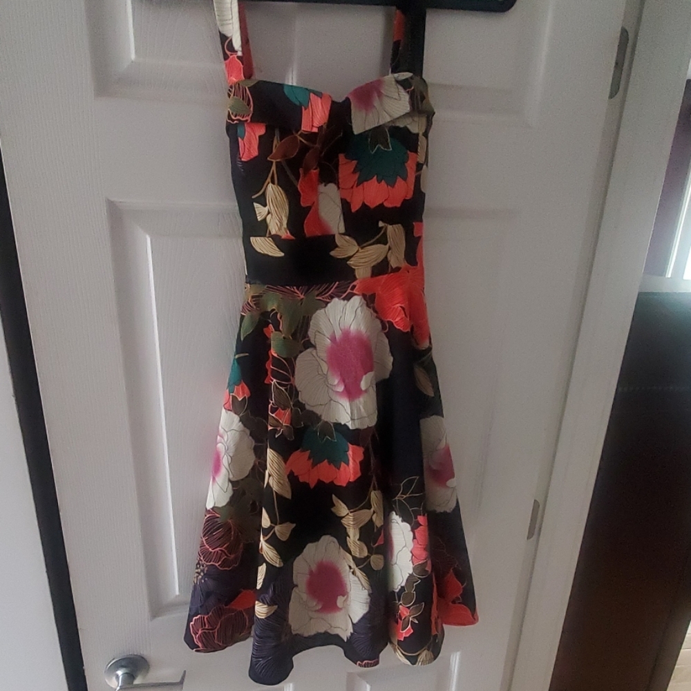 Eva Rose Floral 40s style dress